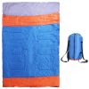 3 People Sleeping Bag For Adult Kids Lightweight Water Resistant Camping Cotton Liner Cold Warm Weather Indoor Outdoor Use 3 Season With Sack For Spri