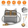 12000W Portable Camping Stove With Cassette Adapter Windproof Outdoor Backpacking Burner With Carrying Case Igniter For Outdoor Hiking Camping Picnic