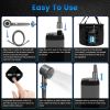Portable Shower For Camping Include Ipx7 Waterproof 6000Mah Rechargeable Shower Pump Filtered Shower Head 5.3Gallon Foldable Bucket For Hiking Beach T