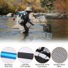 Foldable Fishing Net With Aluminum Alloy Rod Eva Handle Durable 5Mm Hexagonal Nano Coating Nylon Mesh Collapsible Landing Net Safe Fish Catching Or Re