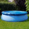 8Ft Swimming Pool Round Cover Protector Dustproof Waterproof Paddling Pool Cover