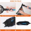 Foldable Fishing Net With Aluminum Alloy Rod Eva Handle Durable 5Mm Hexagonal Nano Coating Nylon Mesh Collapsible Landing Net Safe Fish Catching Or Re