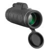 40X40 Hd Optical Monocular Telescope W/ Fmc Lens Low Light Vision Scope Phone Holder Tripod Compass For Bird Watching Hunting Camping Hiking Sport Eve