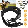 Tactical Shotgun Sling 2 Point Gun Sling Adjustable Shoulder Strap Rifle Shotgun Belts W/ 15-Shell Holders