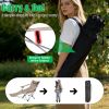 Reclining Camping Chair With Footrest 4-Position Adjustable Outdoor Folding Chair Heavy Duty Portable Camping Lounge Chair With Headrest Cup Holder &