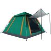 4-5 Person Camping Tent Outdoor Foldable Waterproof Tent With 2 Mosquito Nets Windows Carrying Bag For Hiking Climbing Adventure Fishing
