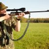Tactical Shotgun Sling 2 Point Gun Sling Adjustable Shoulder Strap Rifle Shotgun Belts W/ 15-Shell Holders