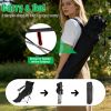 Reclining Camping Chair With Footrest 4-Position Adjustable Outdoor Folding Chair Heavy Duty Portable Camping Lounge Chair With Headrest Cup Holder &