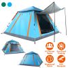 4-5 Person Camping Tent Outdoor Foldable Waterproof Tent With 2 Mosquito Nets Windows Carrying Bag For Hiking Climbing Adventure Fishing
