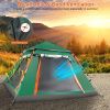 4-5 Person Camping Tent Outdoor Foldable Waterproof Tent With 2 Mosquito Nets Windows Carrying Bag For Hiking Climbing Adventure Fishing