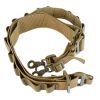 Tactical Shotgun Sling 2 Point Gun Sling Adjustable Shoulder Strap Rifle Shotgun Belts W/ 15-Shell Holders